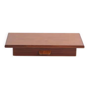 Floating shelf with drawer - Teak - Poul M. Volther - 1960s