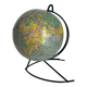 Vintage 1960 Girard Barrère world map globe - 23 cm