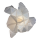 Labyrinth, Hazy, Artisan Light Sculpture with Integrated Fixture, By Republiken