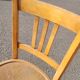 Series of 6 old vintage bistro chairs - 1950s