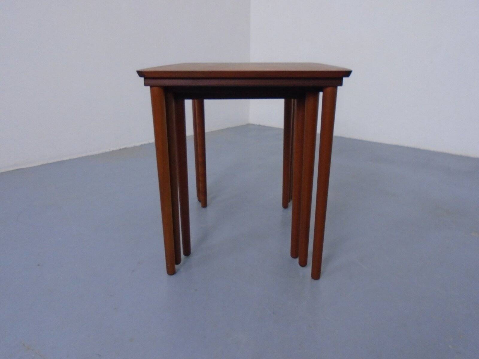 Danish Teak Nesting Tables from Møbelintarsia, 1960s, Set of 3