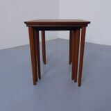 Danish Teak Nesting Tables from Møbelintarsia, 1960s, Set of 3
