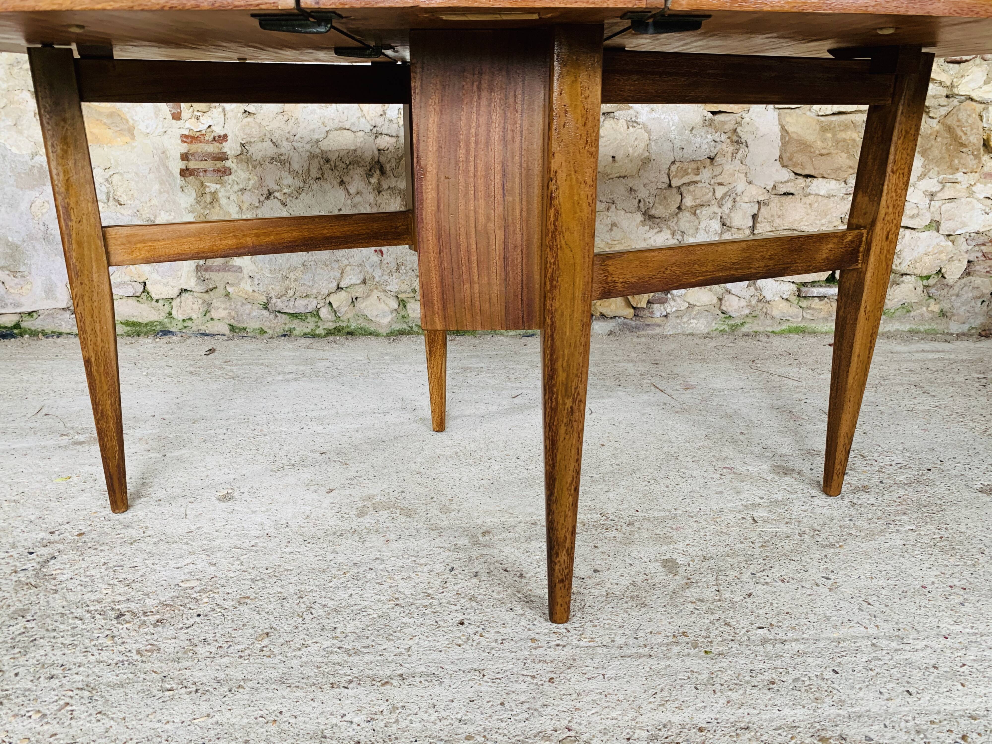 Teak folding dining table by Greaves & Thomas 1967