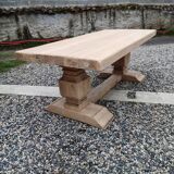 Solid oak monastery table