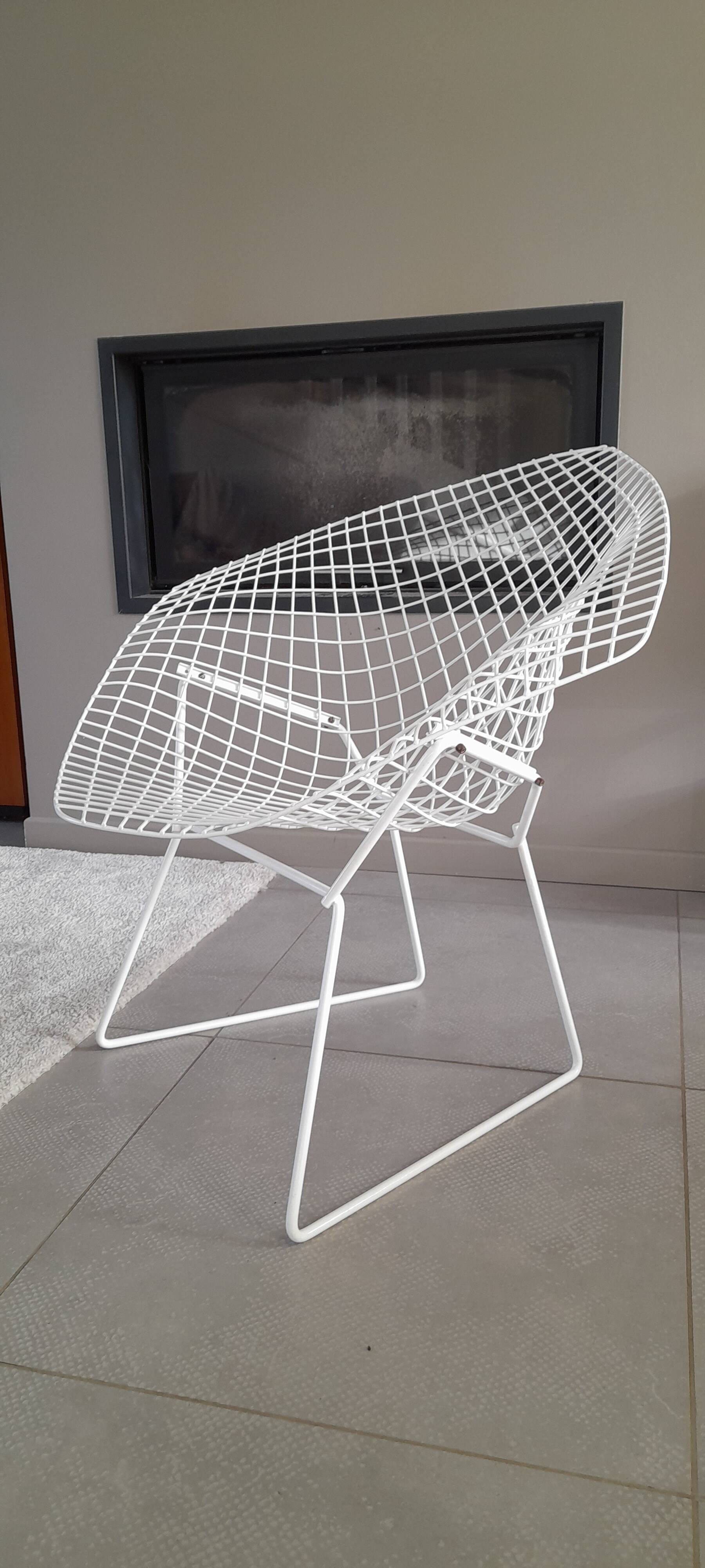 Fauteuil diamant vintage Knoll Harry Bertoia
