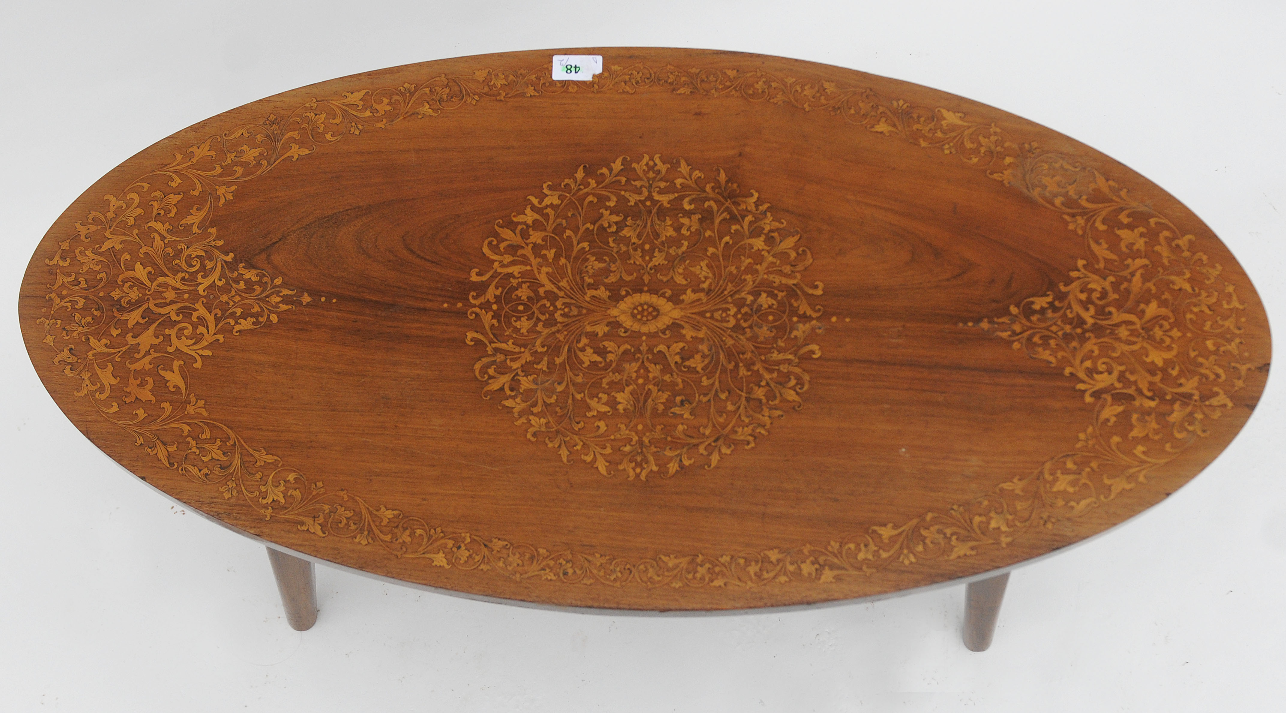 Oval coffee table