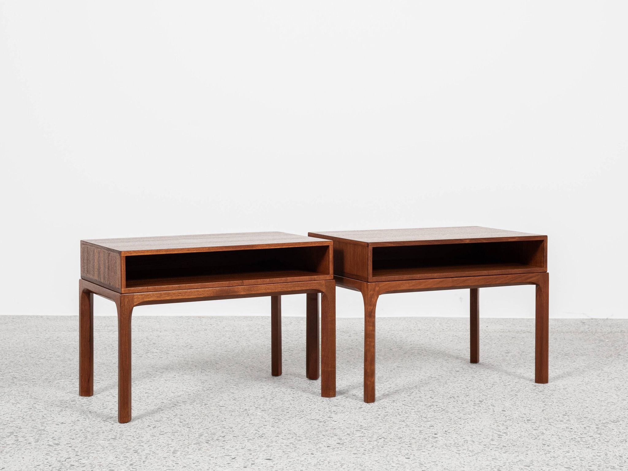 Midcentury pair of night stands by Kai Kristiansen for Aksel Kjersgaard 60s