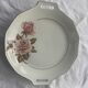 Cake dish patterns roses in art deco porcelain