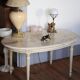 Table basse ovale marbre