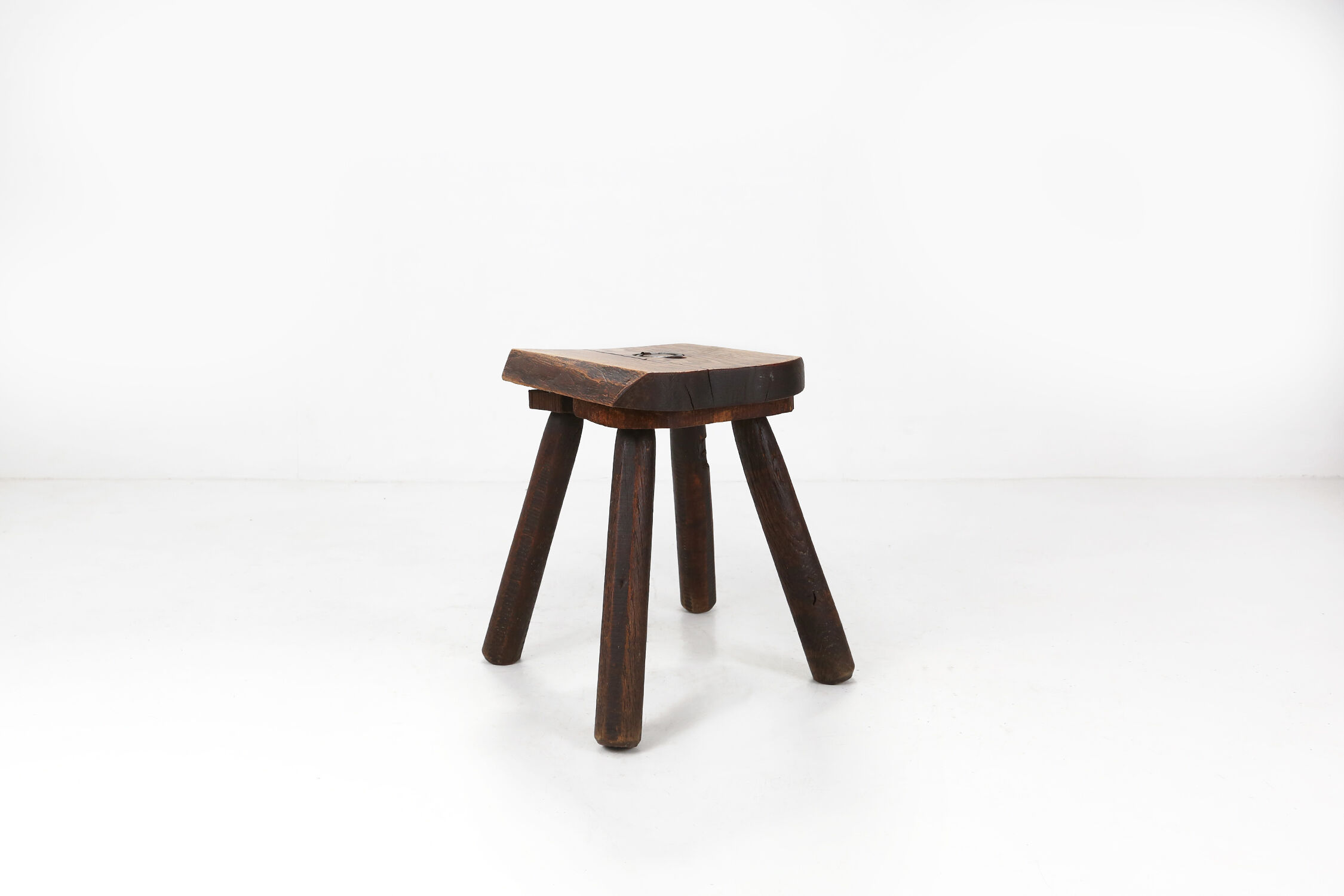 Rustic wooden stool ca.1900