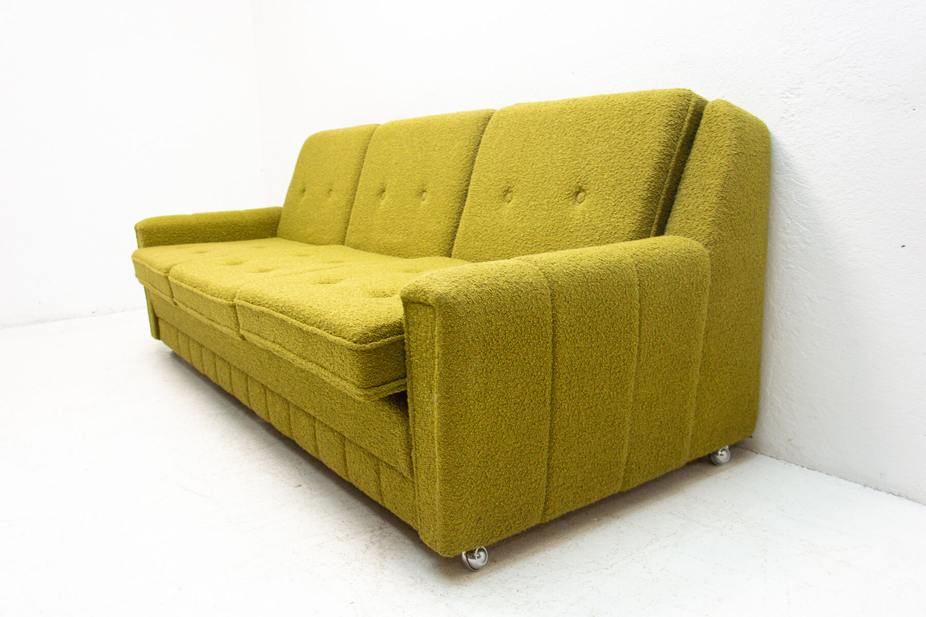 Eastern bloc vintage living room set, Czechoslovakia, 1970