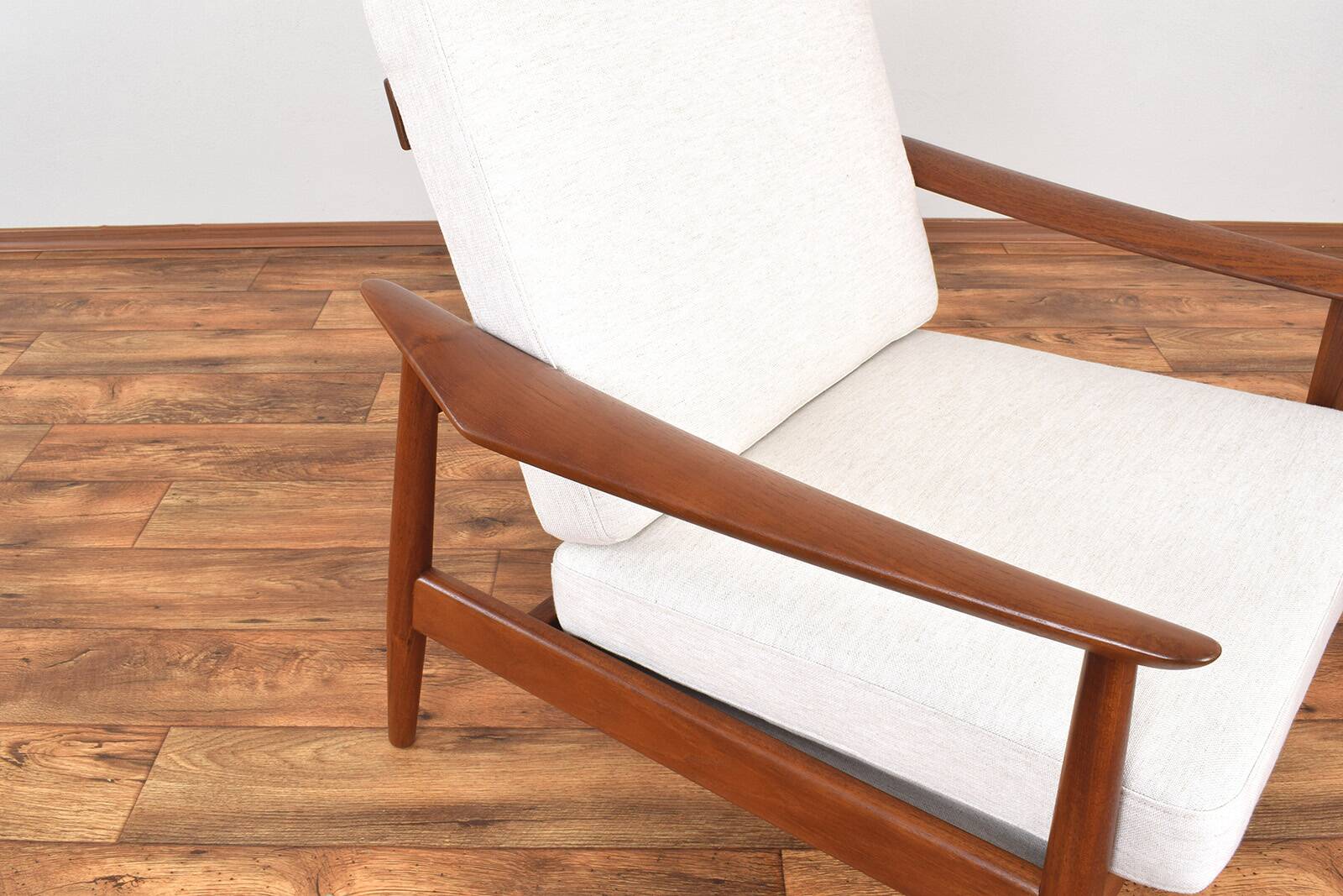 Mid-Century Danish Teak Armchair FD-164 by Arne Vodder for France & Son, 19