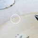 Pair of earthenware dishes from Gien, Iris model, 28 cm