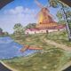 Majolika vintage plates 1960