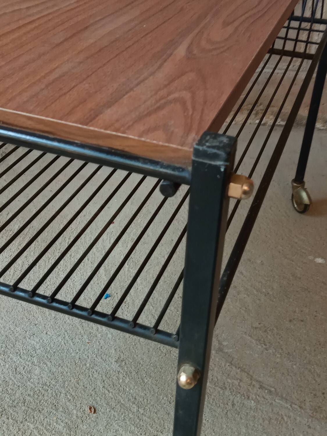 Vinyl and record player table