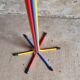 Coat rack for colorful child brand IKEA 1980