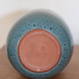 Blue ceramic vase