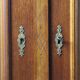 Vintage Antique Danish Solid mahogany Wood Cabinet, 1890s