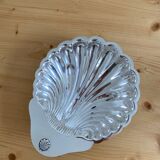 Silver metal cup form shell