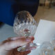 Verres à digestif en cristal taillé