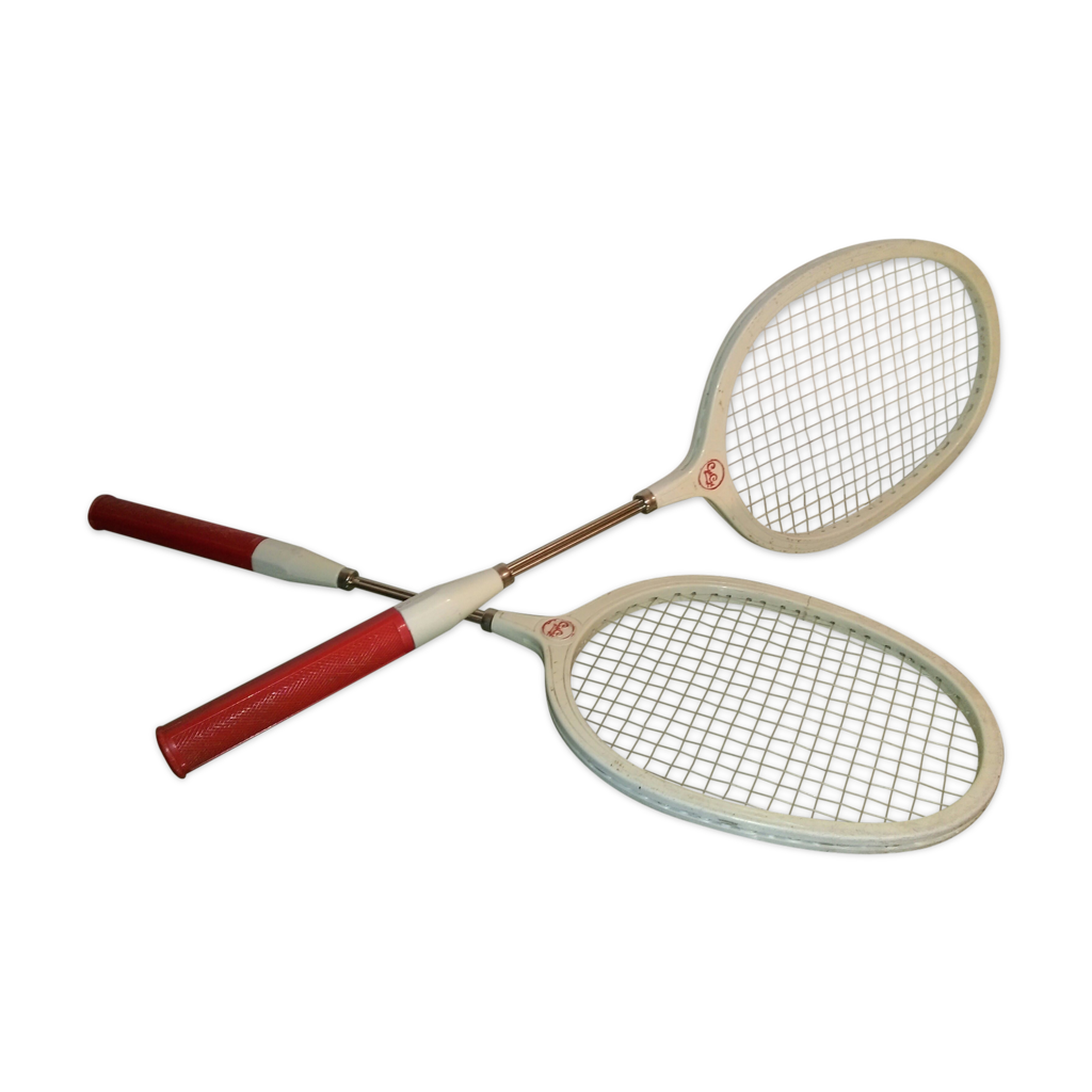 ANCIEN JEU DE badminton Gégé jouet vintage années 1950-60 déco brocante kitsch EUR 74,90