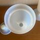 Vase et bonbonnière vintage en opaline blanche