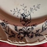 assiette plate W.A.A and co XIX eme