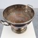 Art deco Silverplated champagne cooler with Patinated Surface, France 1920s