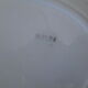 Oval service dish in faience frieze blue green model djelfa grave in hollow p3