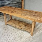 Old workbench side table washbasin furniture 54 x 170 cm