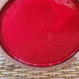 Ancient pitcher in red enamelled sandstone