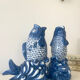 Duo of vases in antique slip