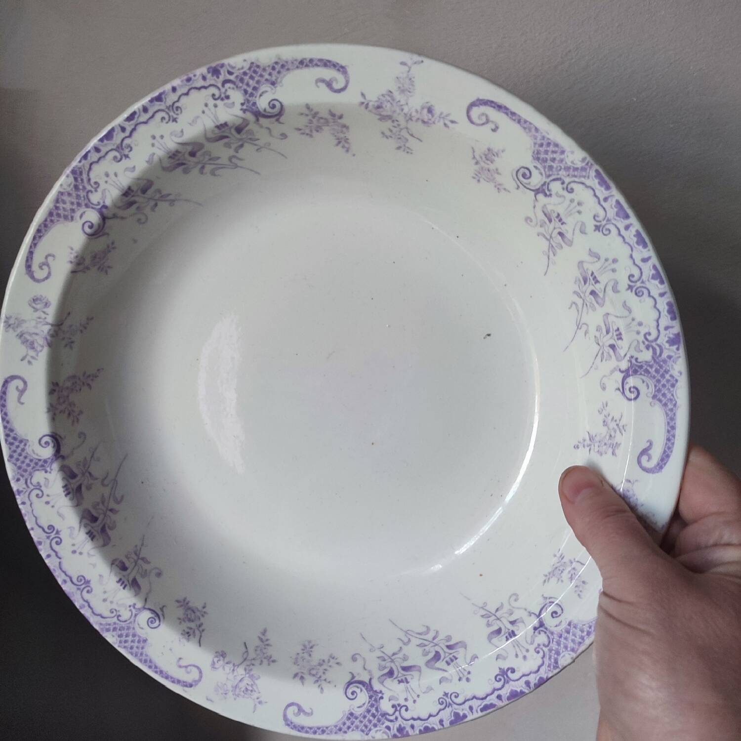 5 Longwy earthenware serving dishes