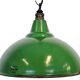 Industrial British Green Enamel Factory Pendant Lamp from Maxlume, 1960s