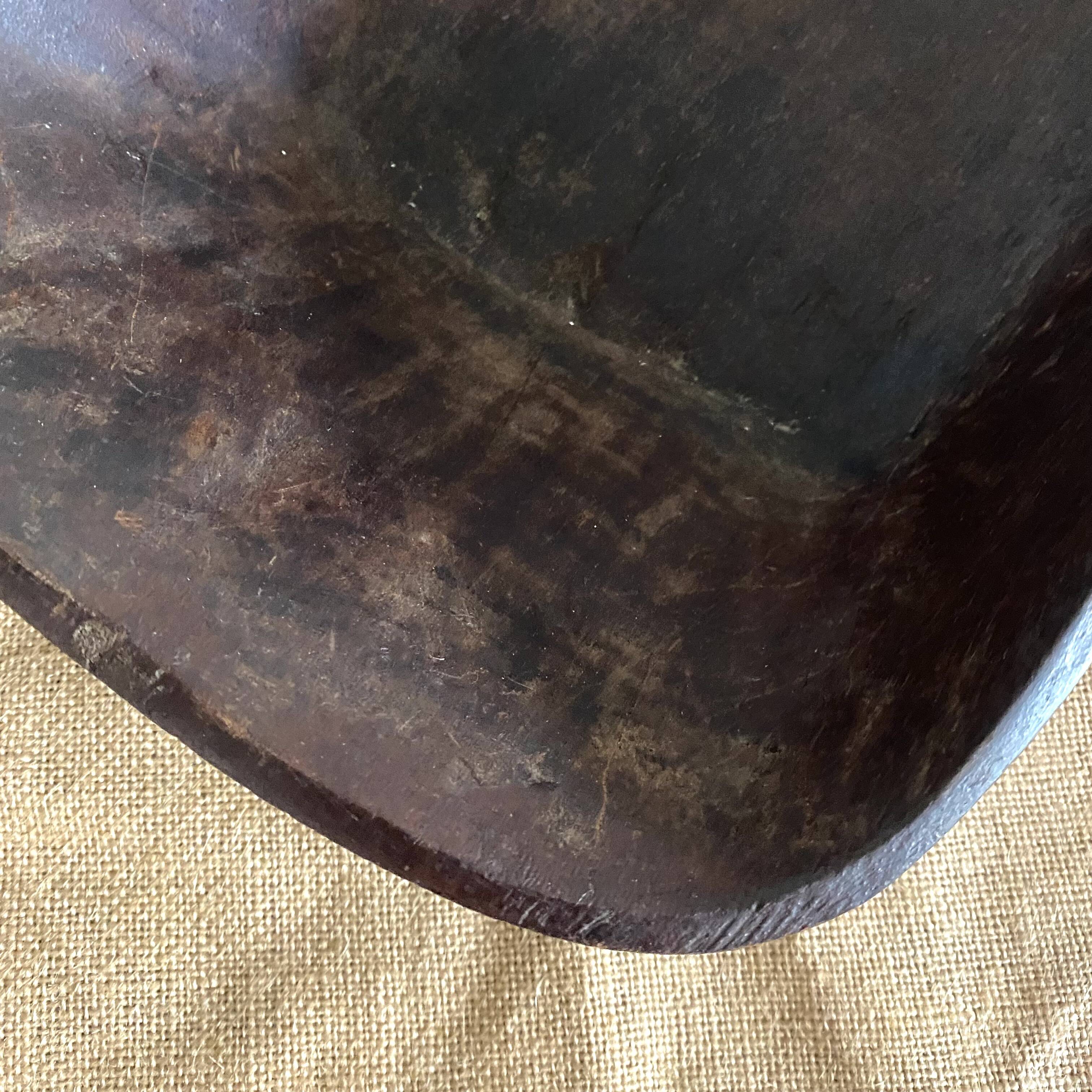 Centerpiece, wooden fruit bowl, African crafts
