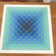 Victor Vasarely, Permutations, Signed EA Original Color screen print , 1960