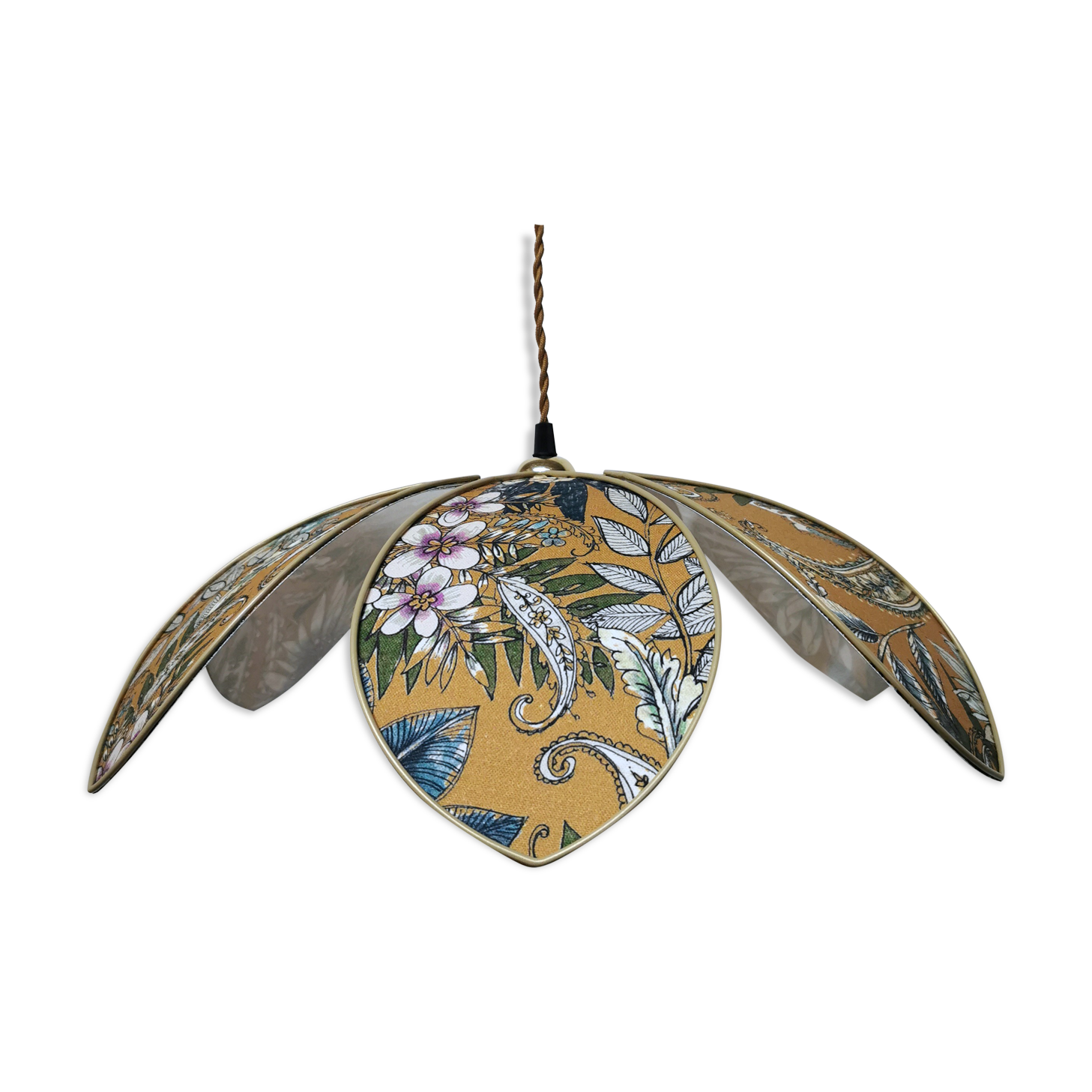 Hanging lamp flower 6 petals