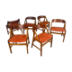 Set of 6 Model 71 chairs by Henning Kjærnulf for Boltinge Stolefabrik, 1960s