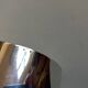 Tulip foot flower spade 1970 in silver metal