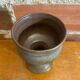 Calice chope ancienne strehla grès gris gdr germany vintage