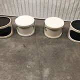 Pair of bedside tables 4 modules 1970