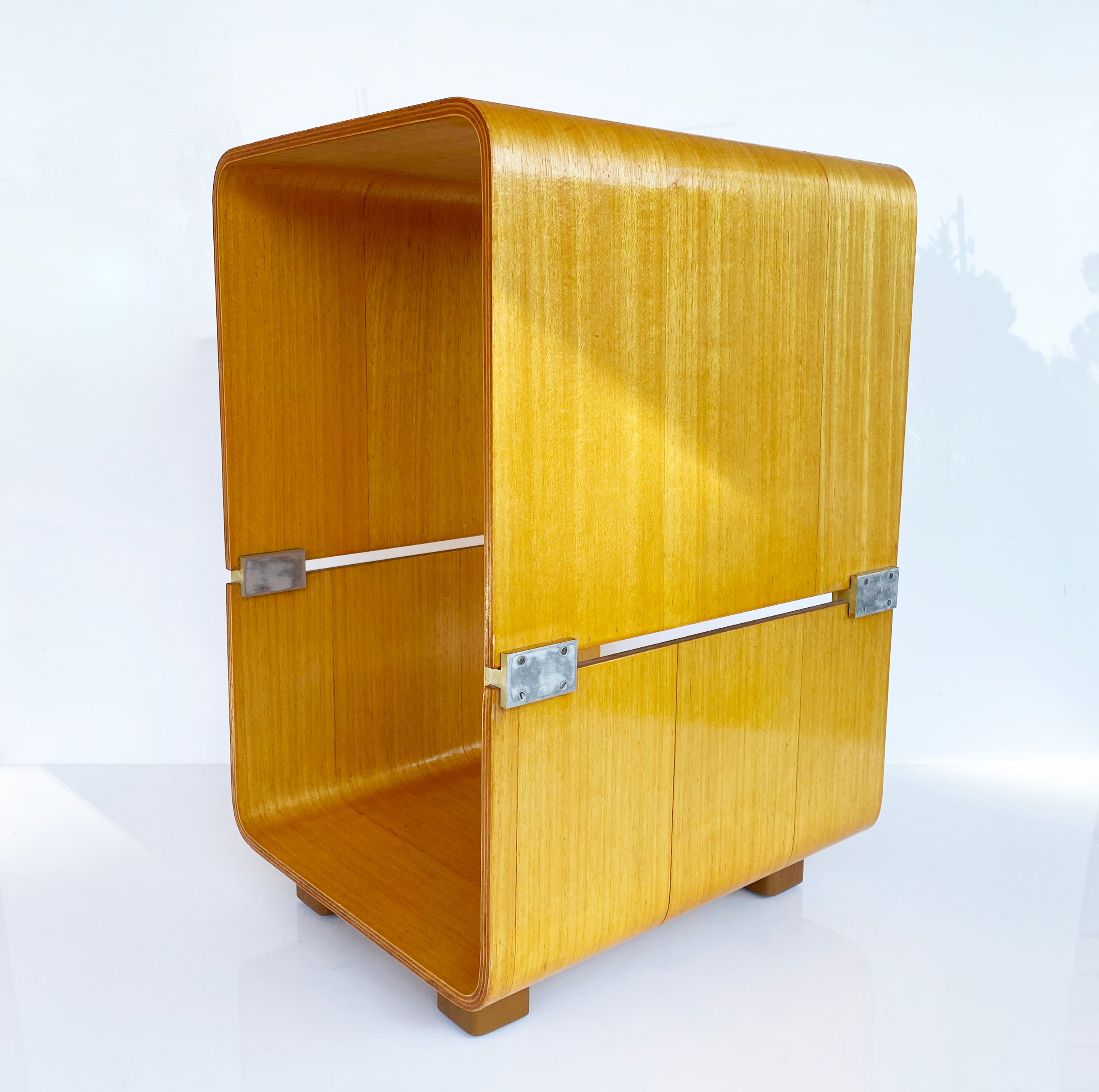 Pair of side tables or bedside plywood - Denmark, 60s
