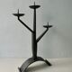Wrought iron chandelier, brutalist style, 60s