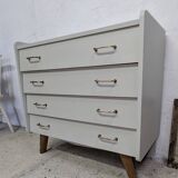 Commode Aileron Pied Compas 1960 Design vintage