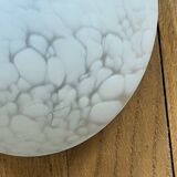 Clichy white glass wall-mounted ceiling light