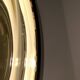 Golden Space Age Glass Pendant Lamp by Peill and Putzler