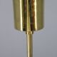 Art Deco brass and opaline glass pendant, Czechoslovakia, 1930s