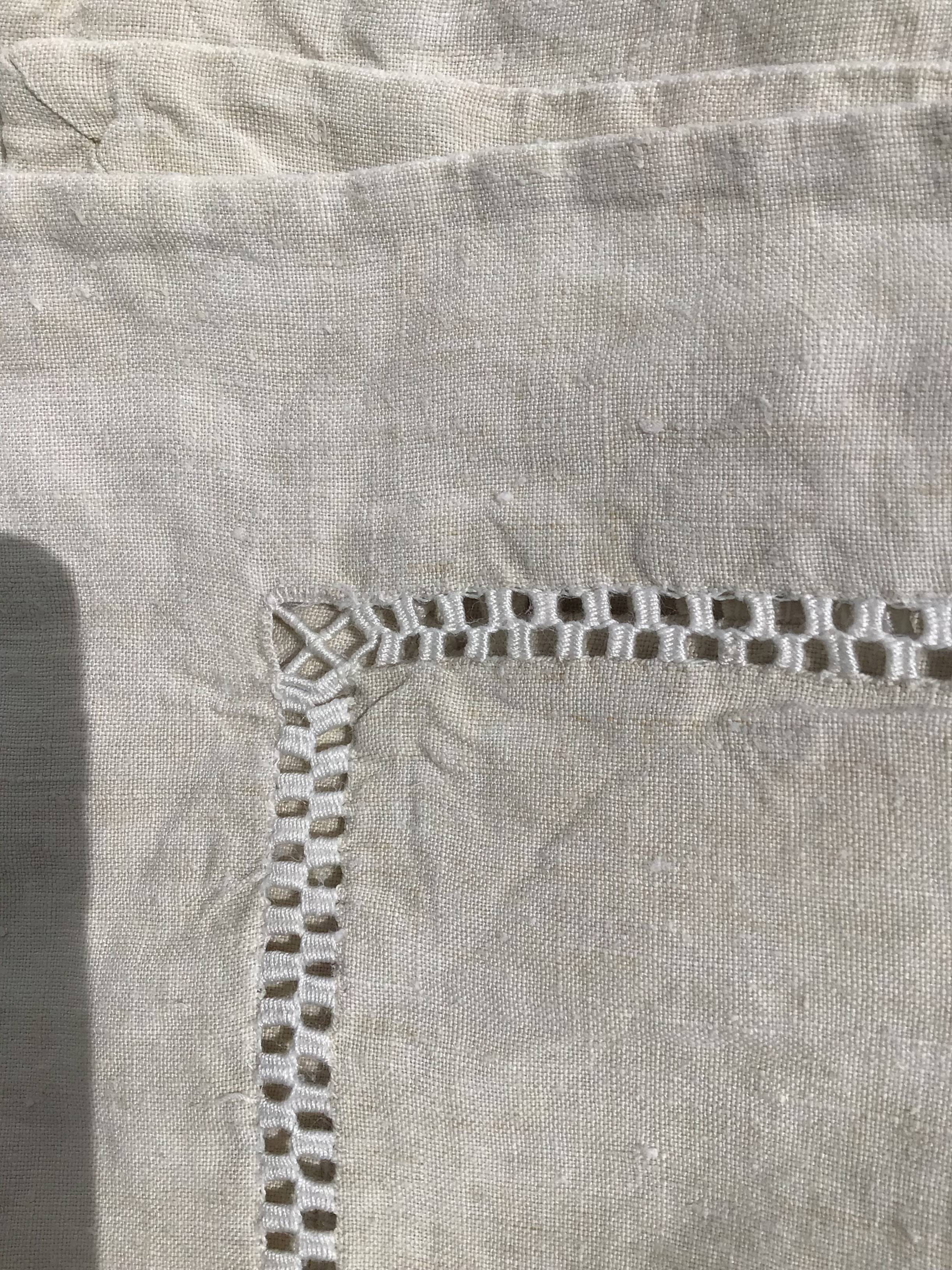 New linen pillowcase embroidered AC day double checkerboard