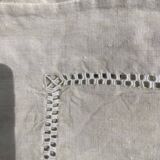 New linen pillowcase embroidered AC day double checkerboard