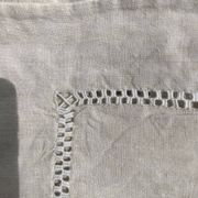 New linen pillowcase embroidered AC day double checkerboard